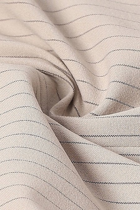 Van Heusen Beige Women Striped Regular Fit Blazer - Image 7